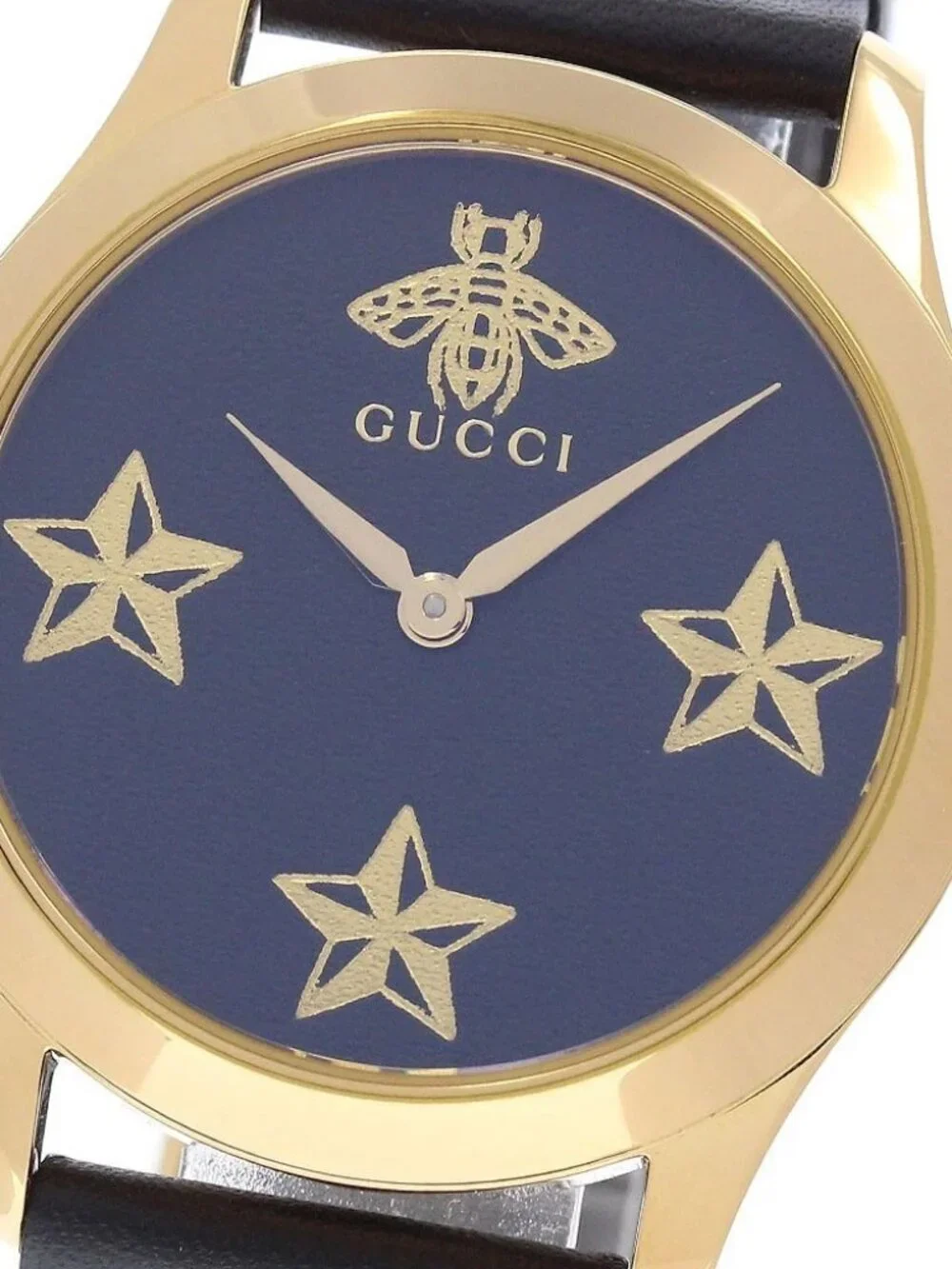 GUCCI G Timeless 126.4/YA1264055 Bees & stars black Dial Quartz Men's _968382